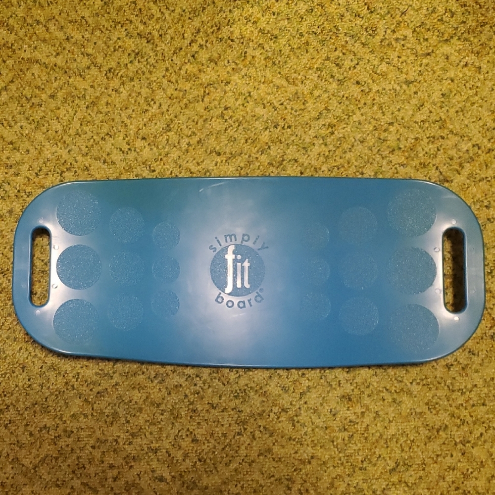 Streamlined Blue Balance Board